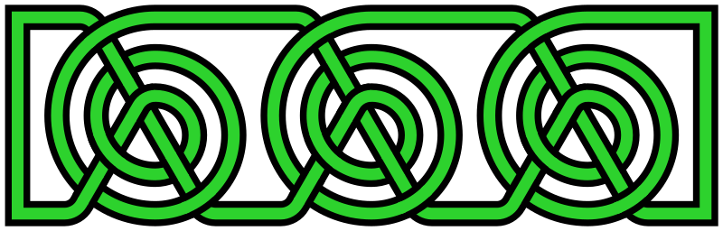 Semiregular-quasi-Celtic-knot-linear-inrectangle