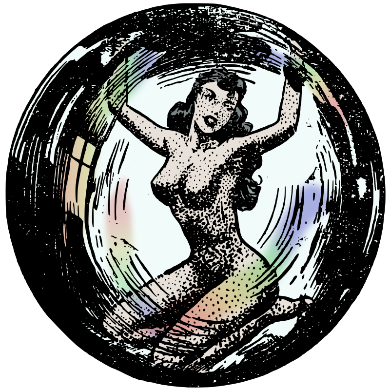 Lady in a Bubble - Colour Remix