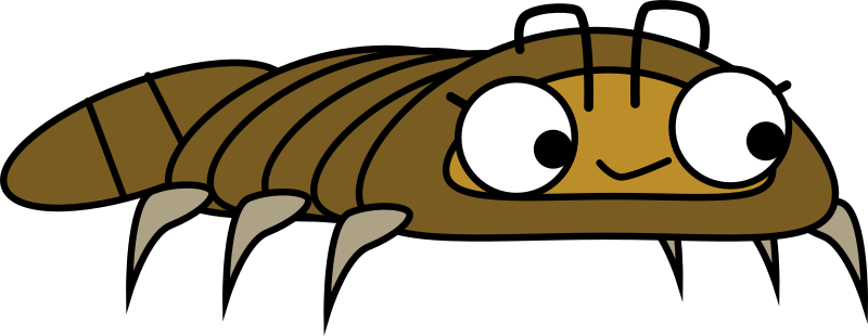 Cartoon Woodlouse