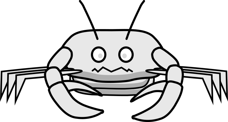 Cartoon Cave crab