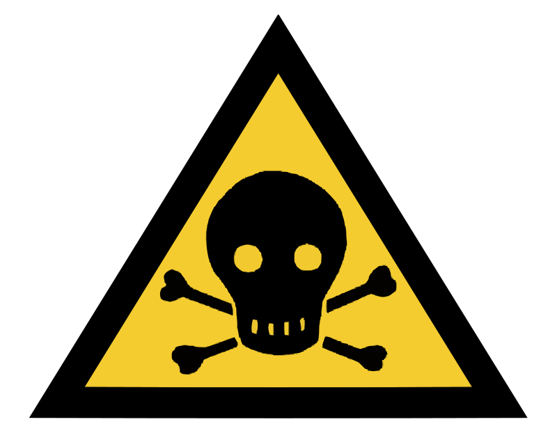 Bulgarian Hazard Sign - Death Hazard