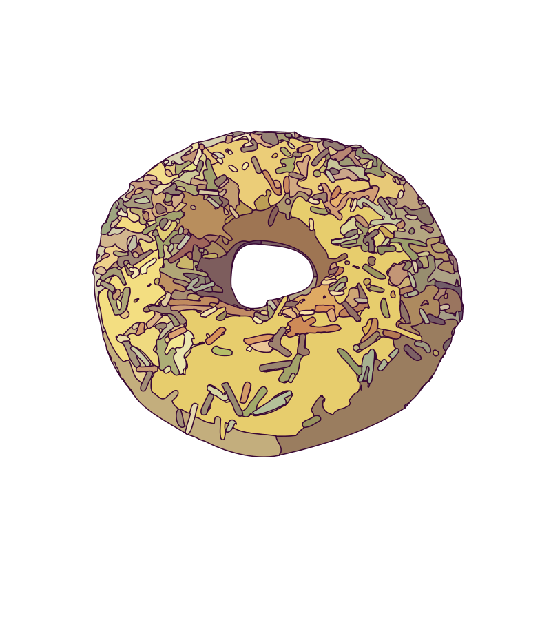 Yellow Doughnut
