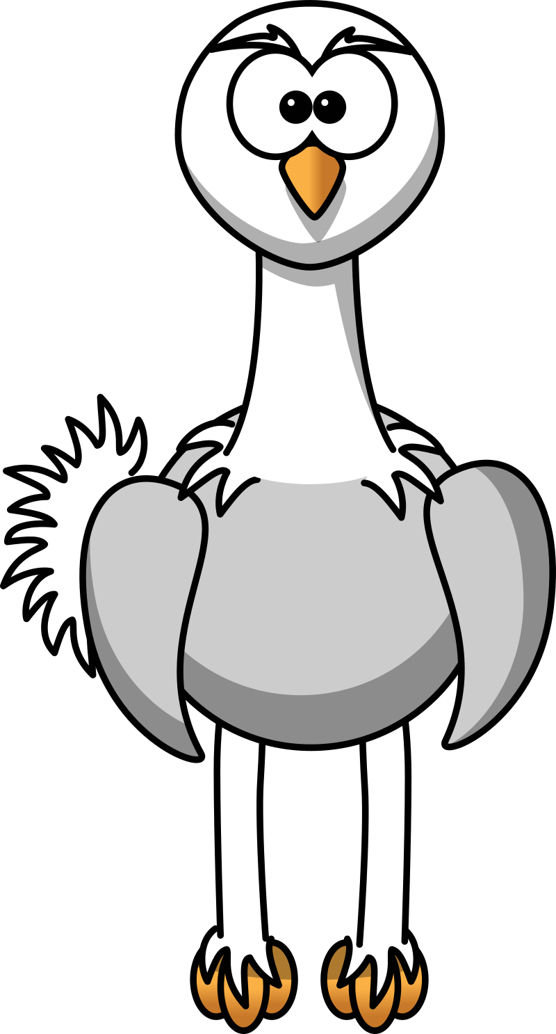 Cartoon Crane