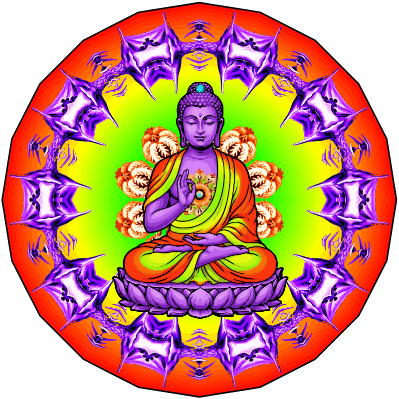 Neon Buddha