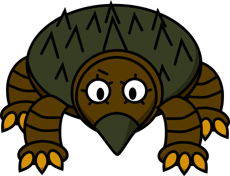 Cartoon Snapping turtle