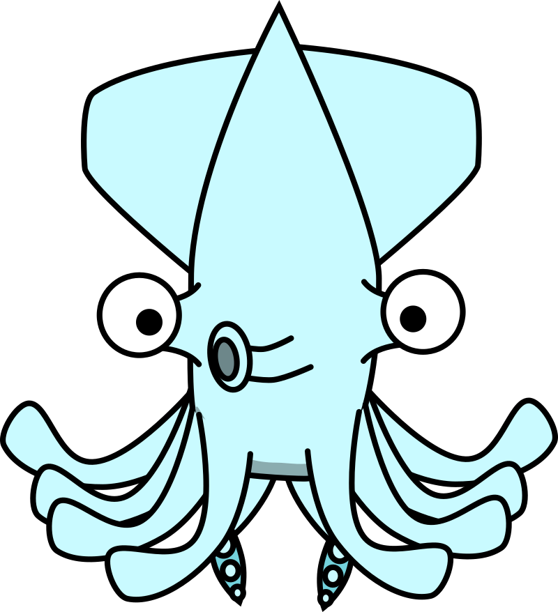 Cartoon Squid