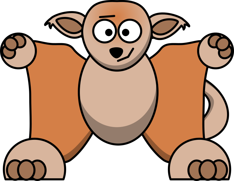 Cartoon Flying squirrel