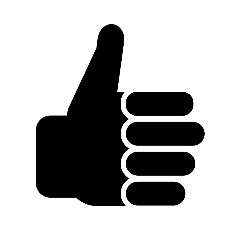 Thumb up sign