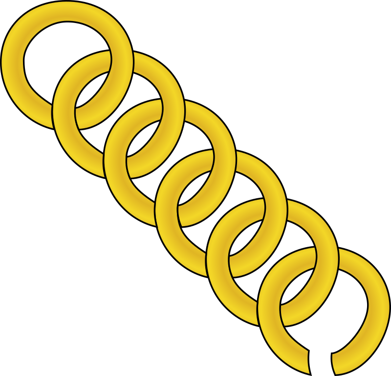 gold chain of round