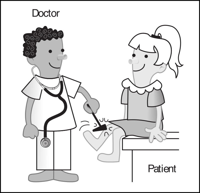 Diagram of involuntary reflex action