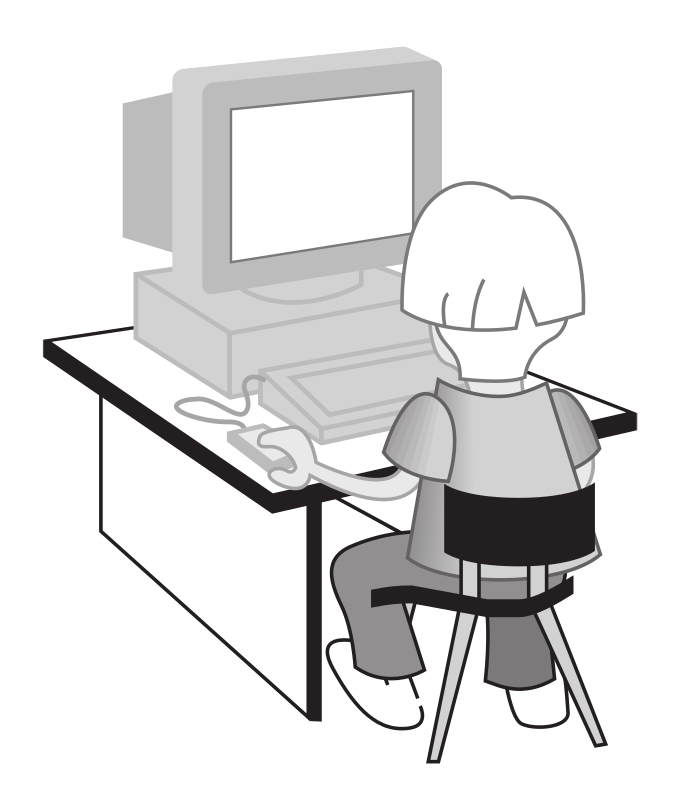 Kid at a computer