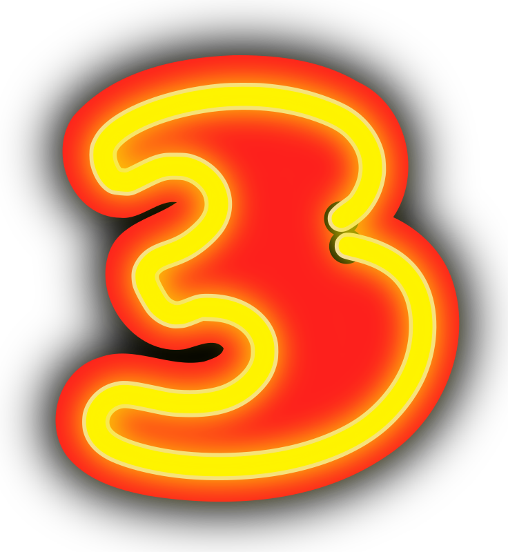 Neon Numerals-3