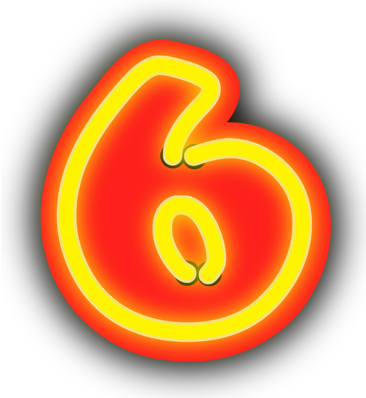 Neon Numerals-6