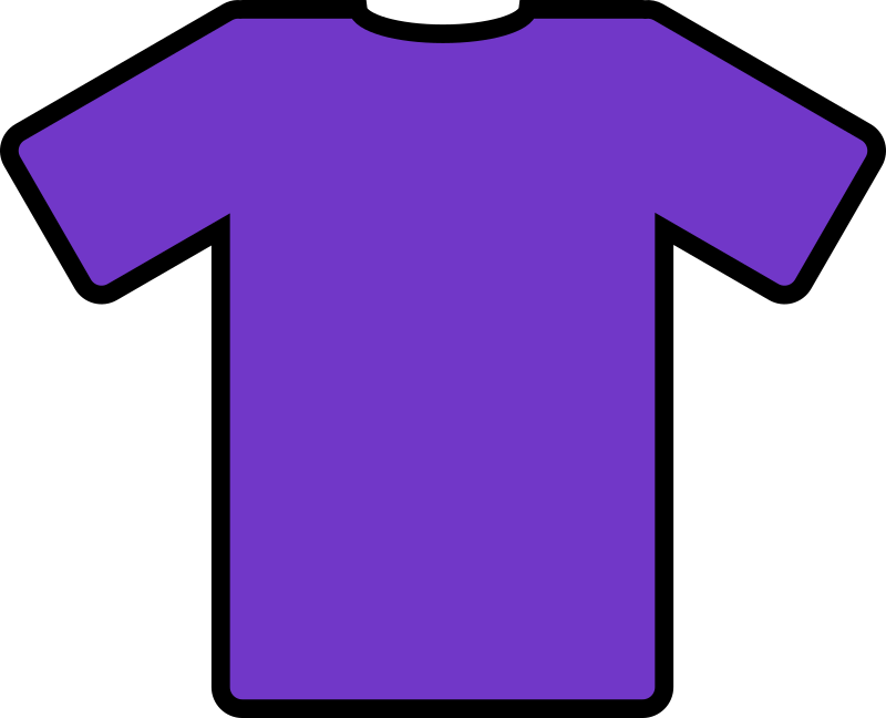 purple t-shirt