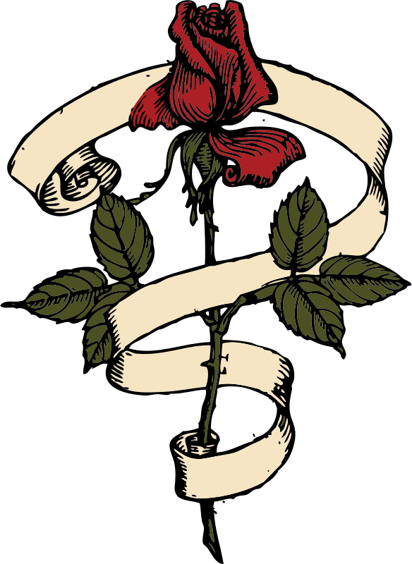 rose scroll