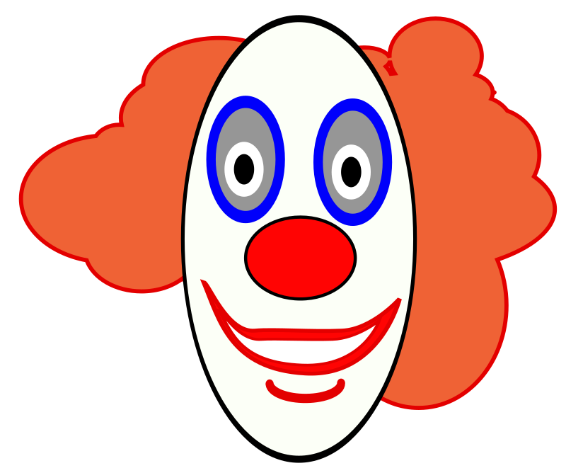 Creepy Clown Face