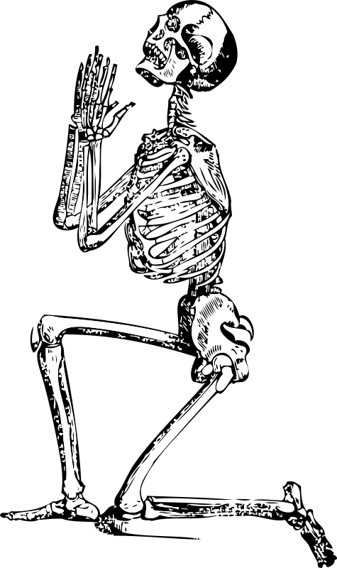 Praying Skeleton