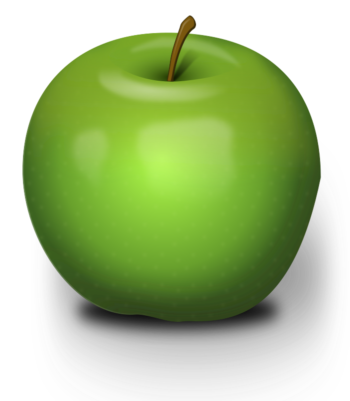 Photorealistic Green Apple