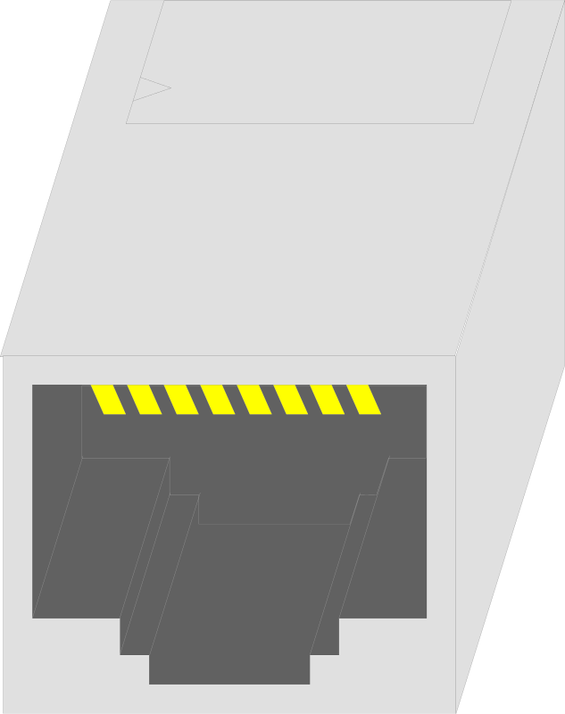 Ethernet Network Connector RJ-45 LAN Female