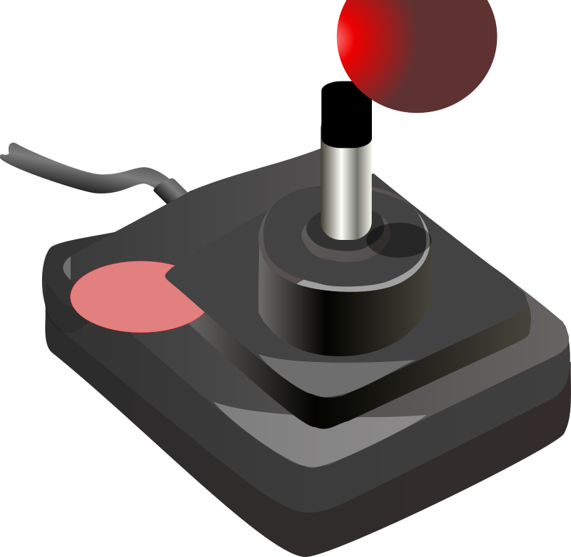 joystick black red petri 01