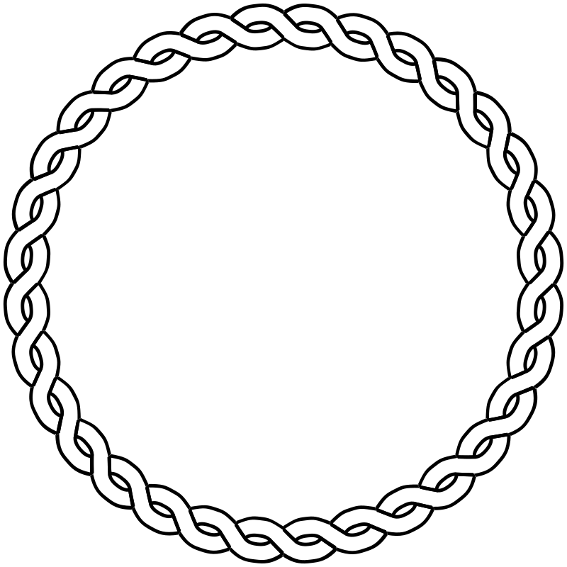 rope border circle