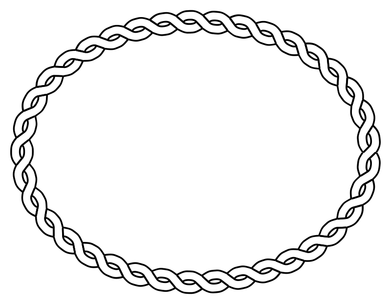 rope border oval