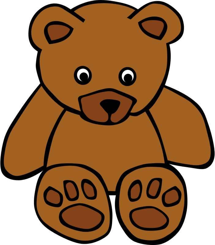 simple teddy bear drawing