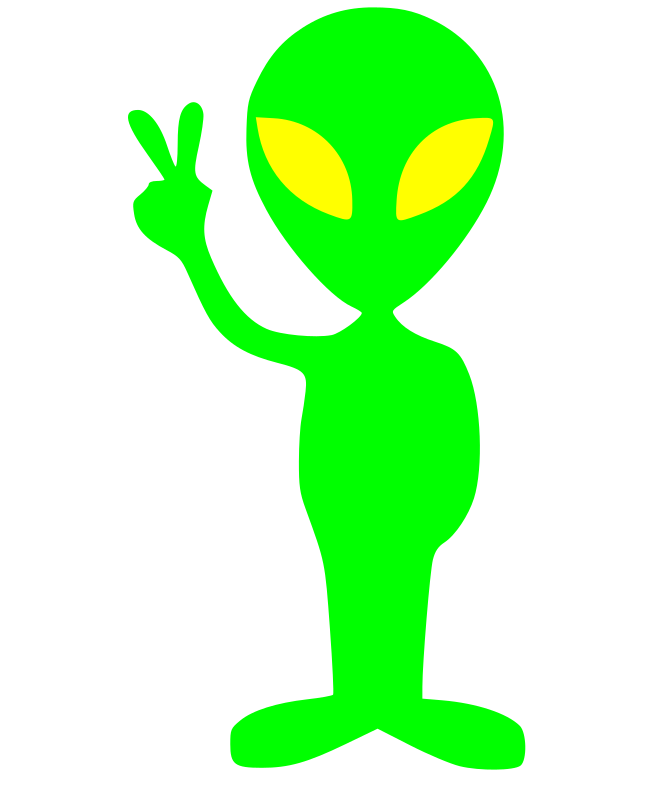 little green alien