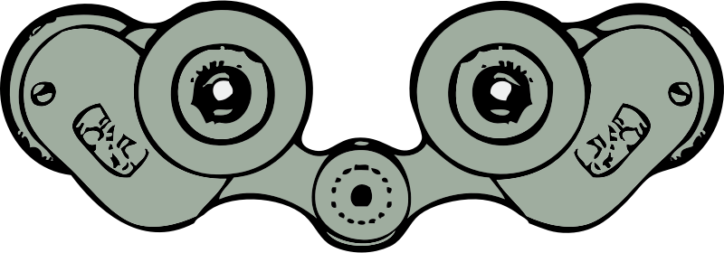 binoculars rear view