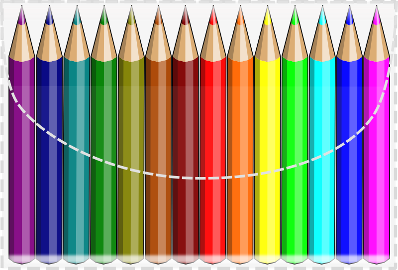 Colouring pencils