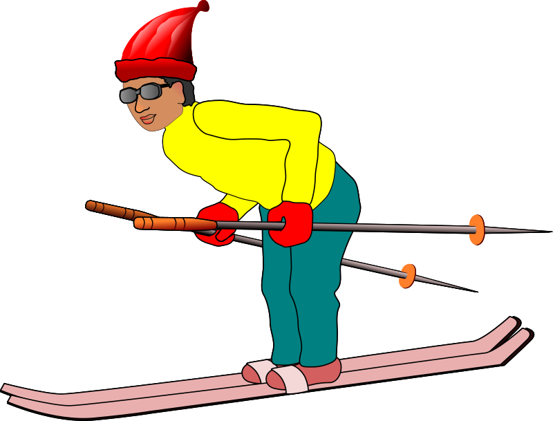 Ski man