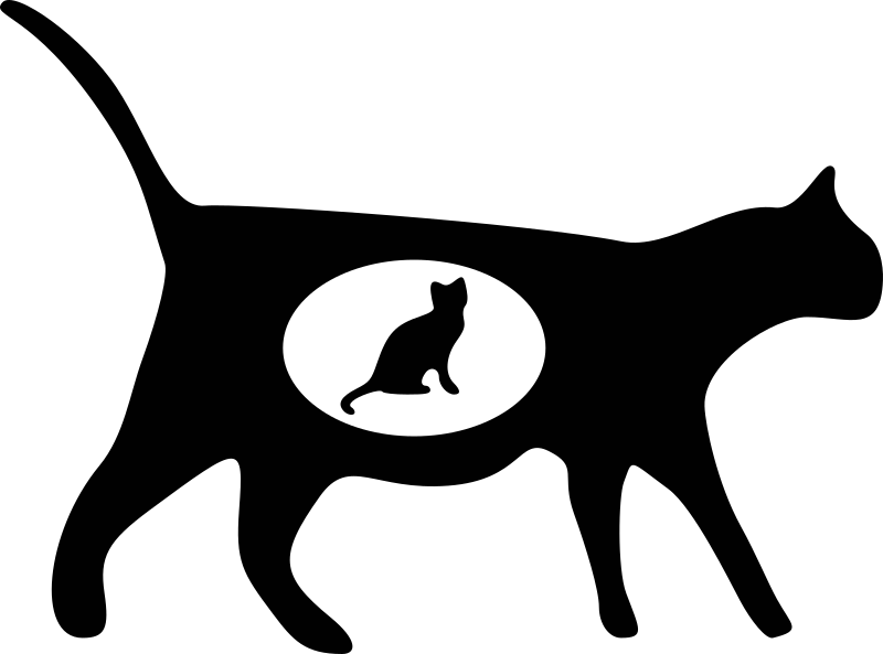 Black cat icon