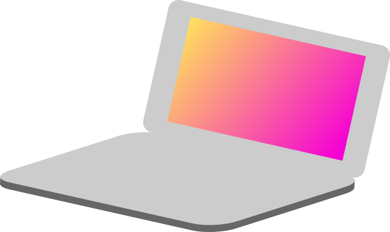 laptop simple icon