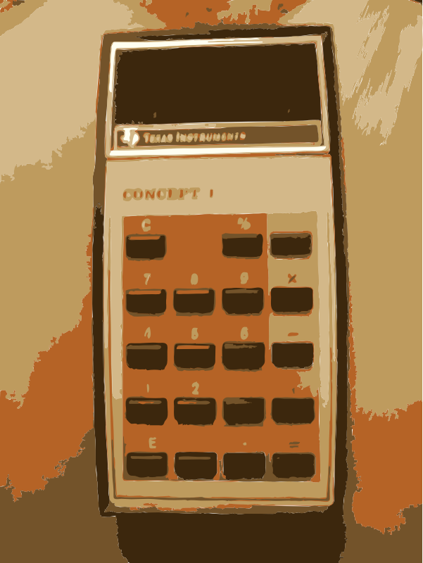 Grandma old TI Calculator