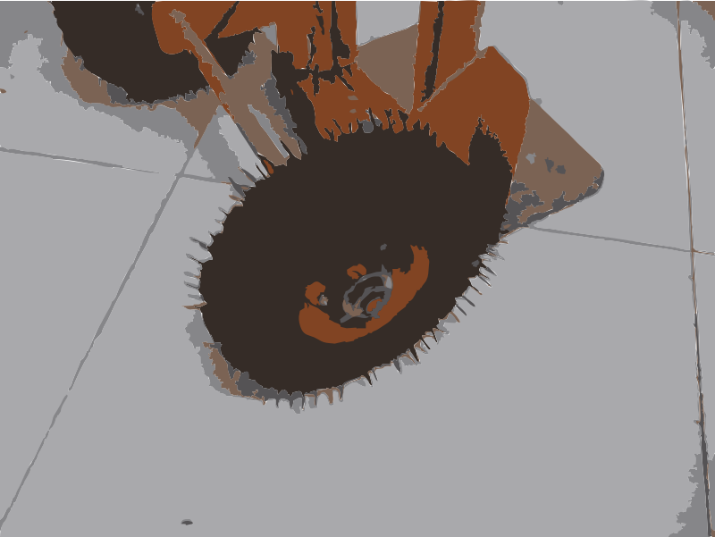 Spiky Tires on Wheelbarrow