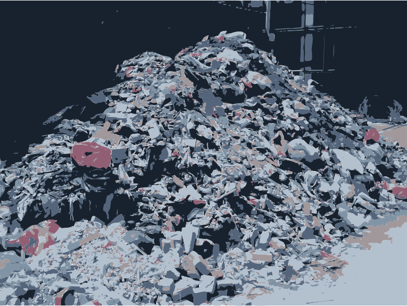 A CaoChangDi Trash Heap