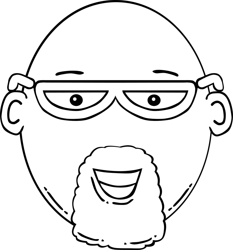 Man Face Cartoon - Openclipart