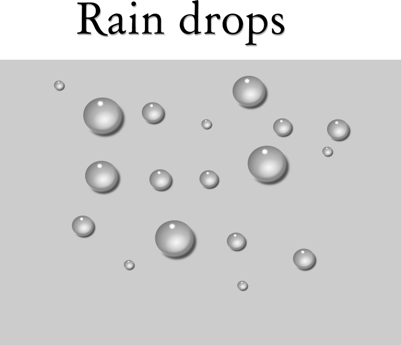 raindrops