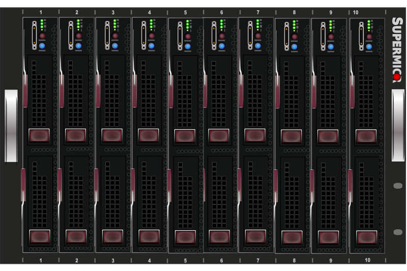 SuperMicro SBE-710-R60 blade system