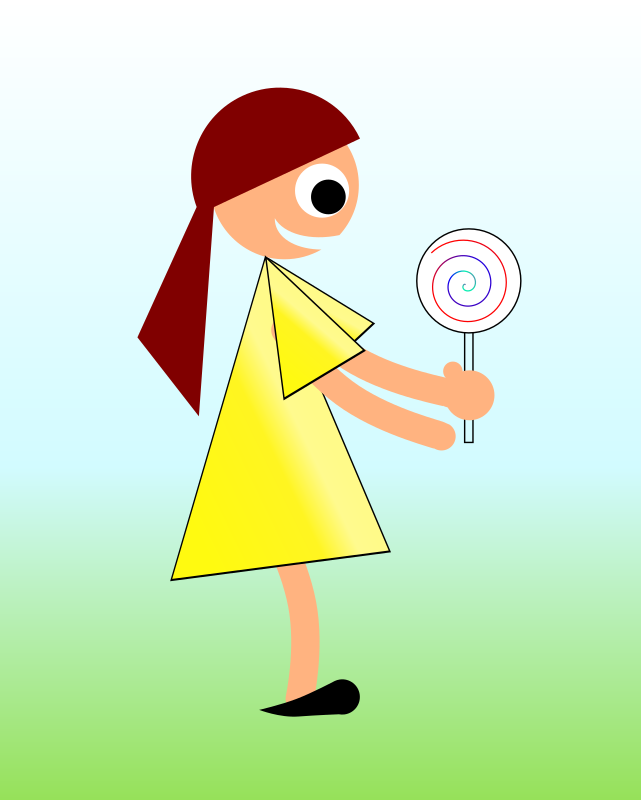 Girl with Lollypop