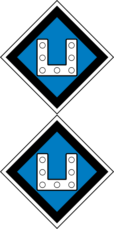 (GD-19) The sign "Standing tale sign - Turn current on the electric train"