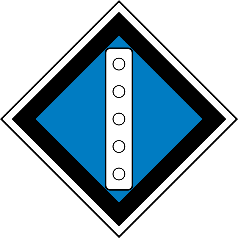 (GD-22) sign "Temporary sign - Raise pantograph"