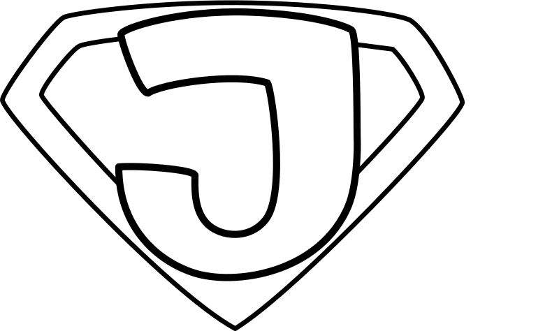 Super Jesus Enhanced Outline