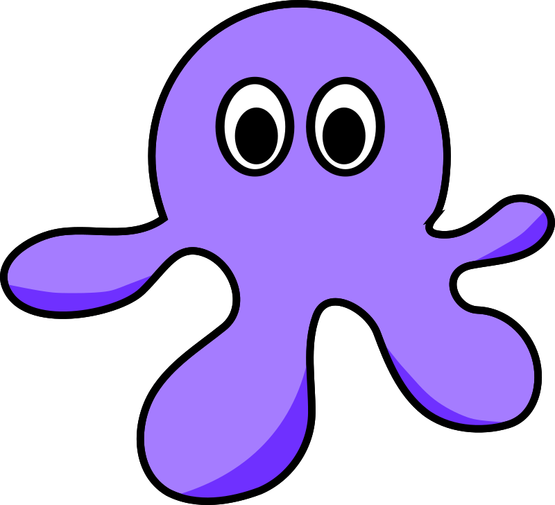 Cartoon octopus