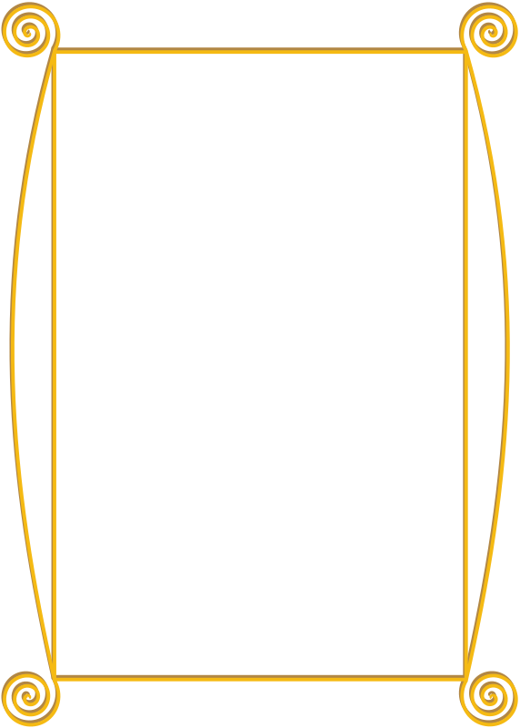 Golden spiral frame