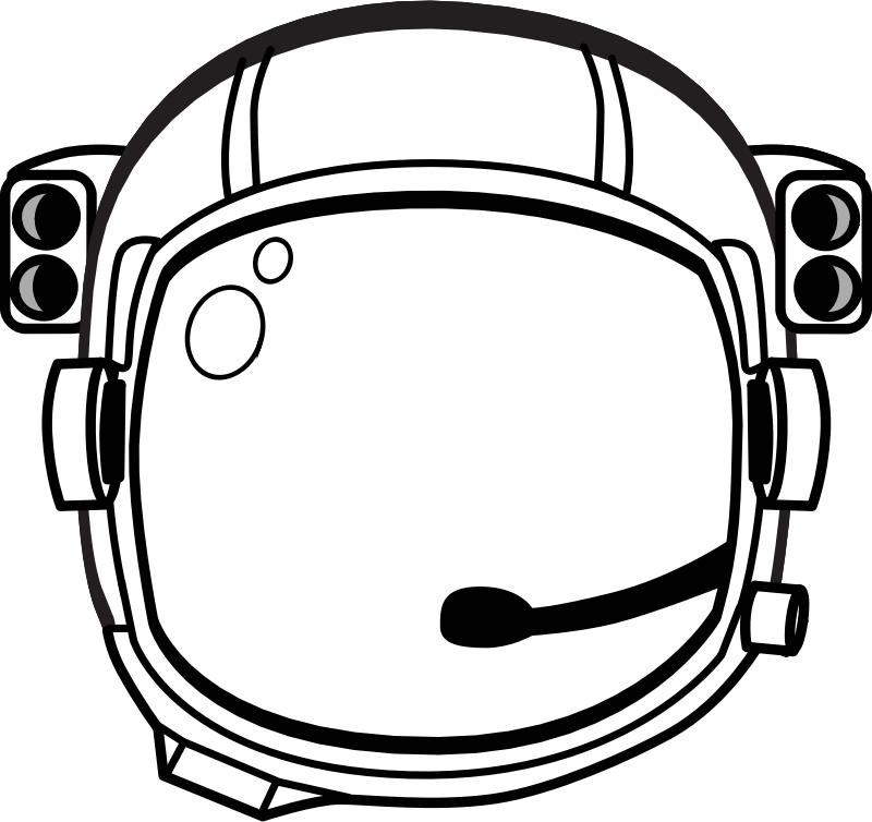 astronaut's helmet