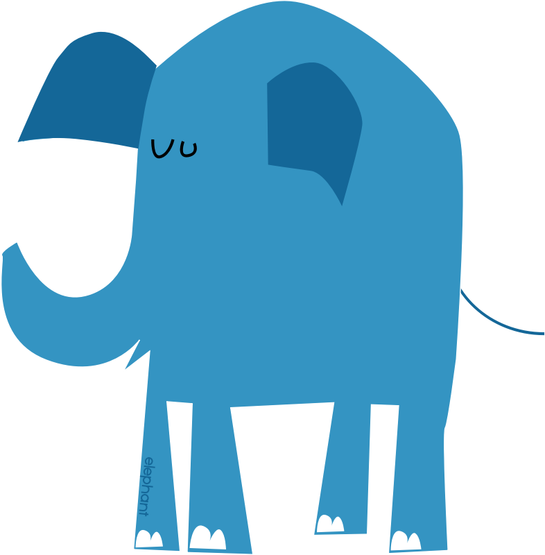 blue elephant