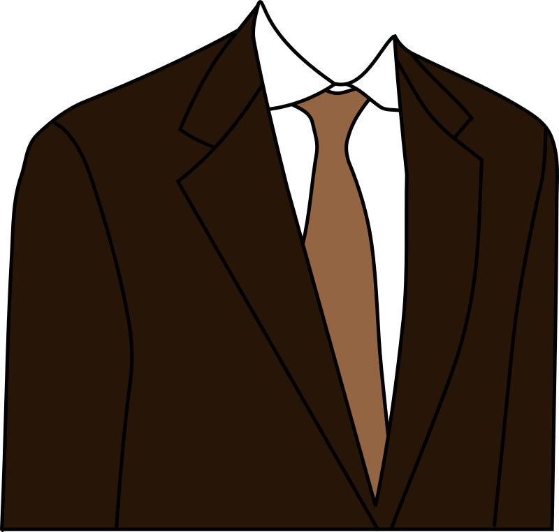 Brown suit