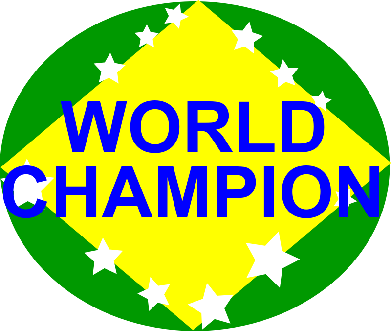 BRAZIL,WORLD CHAMPION