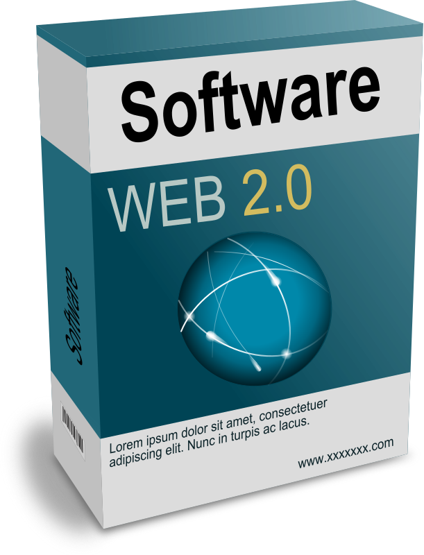 Software Carton Box Web 2.0 (remix)